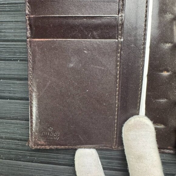 Gucci Brown Leather Agenda/Passport Holder - Picture 5 of 5